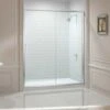Merlyn 8 Series Sliding Shower Door With Tray 1500mm - MS88261 1 Merlyn 8 Series Sliding Shower Door With Tray 1500mm - MS88261 -Bliss Bath Shop m e merlin 8 series sliding shower door with tray