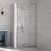 Merlyn 10 Series Pivot Shower Door With Tray 800mm - MS101211C -Bliss Bath Shop m e merlyn 10 pivot shower door 6