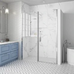 Merlyn 10 Series Pivot Shower Door & Inline Panel 1500mm - M101261C