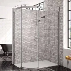 Merlyn 10 Series 1 Door Offset Quadrant Shower Enclosure Left Hand 1200 X 900mm - M103241CL