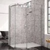 Merlyn 10 Series 1 Door Offset Quadrant Shower Enclosure Left Hand 1400 X 800mm - M10148HL