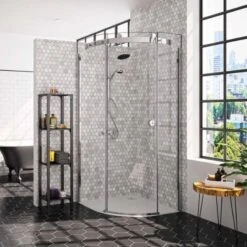 Merlyn 10 Series 1 Door Quadrant Shower Enclosure Right Hand With Tray 800mm - MS103211CR