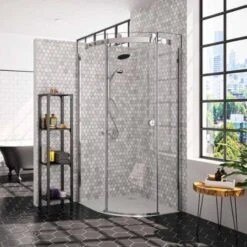 Merlyn 10 Series 1 Door Quadrant Shower Enclosure Right Hand With Tray 900mm - MS103221CR