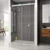 Merlyn 10 Series Sliding Shower Door Left Hand With Tray 1000mm - MS108231CL -Bliss Bath Shop m e merlyn 10 sliding left tray 8