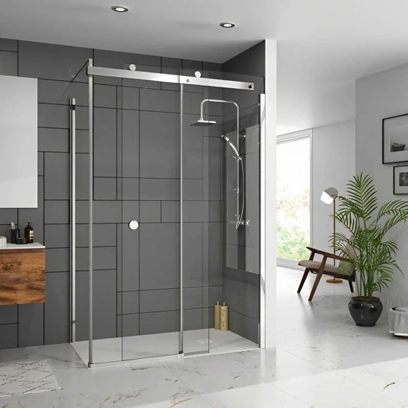 Merlyn 10 Series Sliding Shower Door Right Hand 1700mm - M1081700CHR 4 Merlyn 10 Series Sliding Shower Door Right Hand 1700mm - M1081700CHR - Image 2