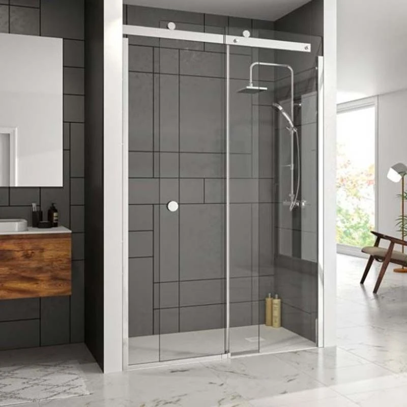 Merlyn 10 Series Sliding Shower Door Right Hand With Tray 1200mm - MS108241CR 3 Merlyn 10 Series Sliding Shower Door Right Hand With Tray 1200mm - MS108241CR