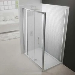 Merlyn 6 Series Bifold And Inline Panel - 700mm Shower Door 860-935mm - M67201P2H 8 Merlyn 6 Series Bifold And Inline Panel - 700mm Shower Door 860-935mm - M67201P2H -Bliss Bath Shop m e merlyn 6 series bifold inline panel m6 2 3