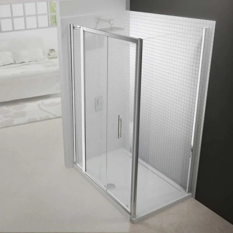 Merlyn 6 Series Bifold And Inline Panel - 700mm Shower Door 860-935mm - M67201P2H 4 Merlyn 6 Series Bifold And Inline Panel - 700mm Shower Door 860-935mm - M67201P2H - Image 2