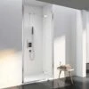 Merlyn 6 Series Frameless Hinge & Inline Recess Shower Door With Tray 900mm - S6FB900REC 2 Merlyn 6 Series Frameless Hinge & Inline Recess Shower Door With Tray 900mm - S6FB900REC -Bliss Bath Shop m e merlyn 6 series frameless hinge inline recess door s6f 1