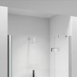 Merlyn 6 Series Frameless Hinge & Inline Recess Shower Door With Tray 900mm - S6FB900REC -Bliss Bath Shop m e merlyn 6 series frameless hinge inline recess door s6f 3 1