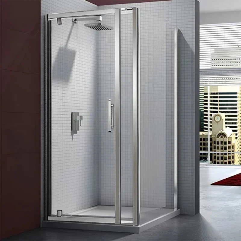 Merlyn 6 Series Pivot Shower Door And Inline Panel - 700mm Shower Door 690-740mm - M61201H 4 Merlyn 6 Series Pivot Shower Door And Inline Panel - 700mm Shower Door 690-740mm - M61201H - Image 2