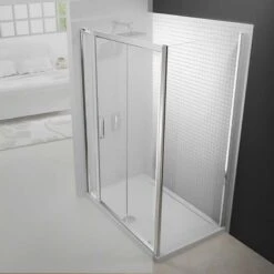 Merlyn 6 Series Sliding Shower Door And Inline Panel - 1500mm Shower Door 1640-1715mm - M68261P2H 8 Merlyn 6 Series Sliding Shower Door And Inline Panel - 1500mm Shower Door 1640-1715mm - M68261P2H -Bliss Bath Shop m e merlyn 6 series sliding inline shower door m6 2
