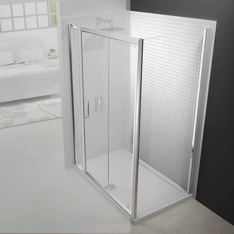 Merlyn 6 Series Sliding Shower Door And Inline Panel - 1000mm Shower Door 1065-1140mm - M68231P1H 4 Merlyn 6 Series Sliding Shower Door And Inline Panel - 1000mm Shower Door 1065-1140mm - M68231P1H - Image 2