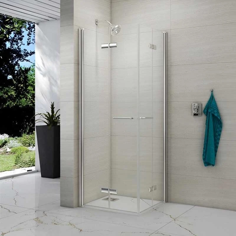 Merlyn 8 Series Double Folding Showerwall 800 X 800mm - M86102H 3 Merlyn 8 Series Double Folding Showerwall 800 X 800mm - M86102H