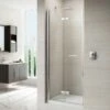 Merlyn 8 Series Frameless Hinged Bifold Shower Door With Tray 900mm - M87221B 2 Merlyn 8 Series Frameless Hinged Bifold Shower Door With Tray 900mm - M87221B -Bliss Bath Shop m e merlyn 8 frameless hinge bifold door