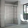 Merlyn 8 Series Frameless Hinge & Inline Recess Shower Door With Tray 900mm - A0611X0B 1 Merlyn 8 Series Frameless Hinge & Inline Recess Shower Door With Tray 900mm - A0611X0B -Bliss Bath Shop m e merlyn 8 frameless hinge inline door