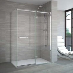Merlyn 8 Series Frameless Hinge & Inline Recess Shower Door With Tray 900mm - A0611X0B 10 Merlyn 8 Series Frameless Hinge & Inline Recess Shower Door With Tray 900mm - A0611X0B -Bliss Bath Shop m e merlyn 8 frameless hinge inline door 3