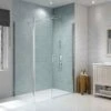 Merlyn 8 Series Frameless Pivot Shower Door & Inline Panel 1200mm With MStone Tray - S8FPI1202HB 1 Merlyn 8 Series Frameless Pivot Shower Door & Inline Panel 1200mm With MStone Tray - S8FPI1202HB -Bliss Bath Shop m e merlyn 8 frameless pivot shower door inline panel s8fp 10