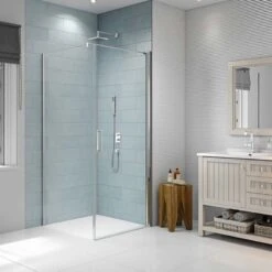 Merlyn 8 Series Frameless Pivot & Inline Shower Door Side Panel 900mm - S8FSP90IN