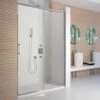 Merlyn 8 Series Frameless Sliding Shower Door 1200mm - A0920DH -Bliss Bath Shop m e merlyn 8 frameless sliding door