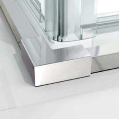 Merlyn 8 Series Frameless Double Pivot Shower Wall 760 X 760mm - S8FPC76H -Bliss Bath Shop m e merlyn 8 series frameless double pivot door s8fpc 4