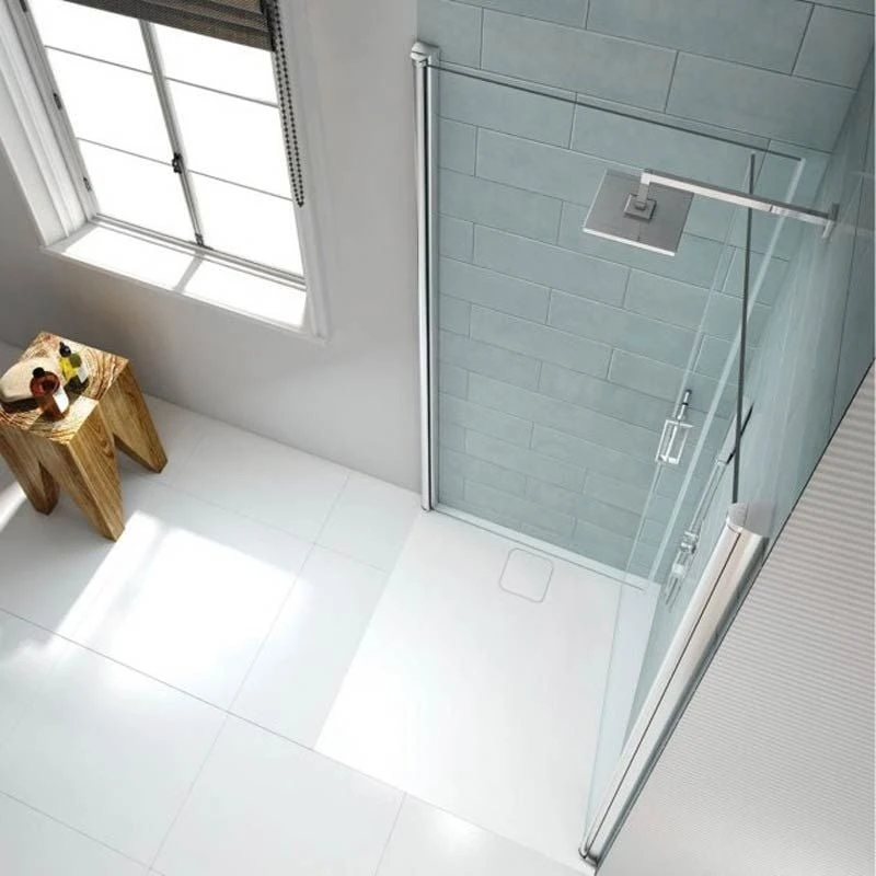 Merlyn 8 Series Frameless Double Pivot Shower Wall 800 X 800mm - S8FPC80H 3 Merlyn 8 Series Frameless Double Pivot Shower Wall 800 X 800mm - S8FPC80H