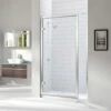Merlyn 8 Series Hinge And Inline Panel 700mm+ Wide - 670-710mm - M81201H -Bliss Bath Shop m e merlyn 8 series hinge inline panel m81 1