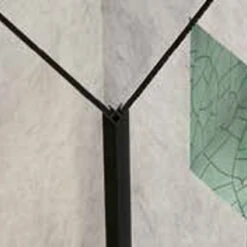 Merlyn Black Shower Wall Corner Profile - A04S0003BN