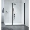 Merlyn Black Side Panel 800mm - BLKHSP800 1 Merlyn Black Side Panel 800mm - BLKHSP800 -Bliss Bath Shop m e merlyn blkhsp800