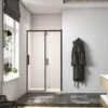 Merlyn Black Sliding Shower Door 1500mm With MStone Tray - BLKBFSL1500H -Bliss Bath Shop m e merlyn sliding door