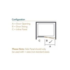 Merlyn Ionic Essence Frameless Side Panel 900mm - A0107H0 -Bliss Bath Shop m e merlyn a0107h0 diagram