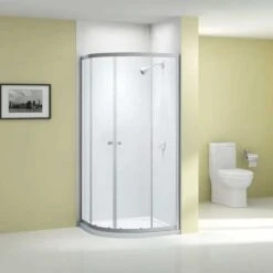 Merlyn Ionic Source Offset Quadrant Shower Enclosure - 2 Sliding Shower Doors 1200x800mm - A1202HH