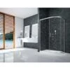 Merlyn Ionic Essence Framed 1 Door Offset Quadrant Shower Enclosure 1200x800mm - DWH03CH -Bliss Bath Shop m e merlyn dwh03ch