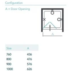 Merlyn Ionic Essence Framed Side Panel 900mm - DWH07E0 -Bliss Bath Shop m e merlyn dwh07e0 dimensions