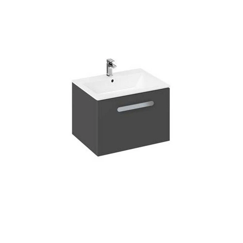 Britton My Home 600mm Wall Hung Vanity Unit For Countertop Basin Grey - MY60CTUWHG 3 Britton My Home 600mm Wall Hung Vanity Unit For Countertop Basin Grey - MY60CTUWHG