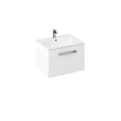 Britton My Home 600mm Wall Hung Vanity Unit For Countertop Basin White - MY60CTUWHW