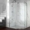 Merlyn 8 Series Frameless 1 Door Offset Quadrant Shower Enclosure 1200mm X 900mm - A0601IH