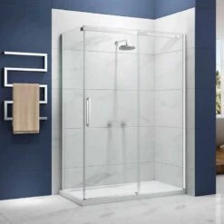 Merlyn Ionic Essence Frameless Sliding Door Side Panel 800mm - A0107I0