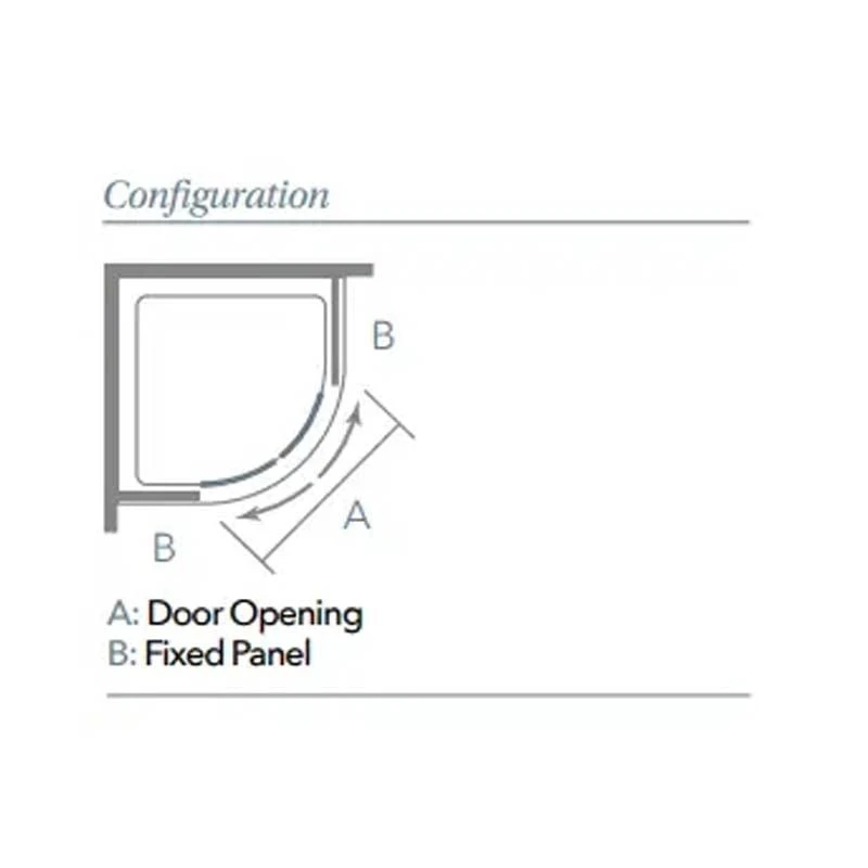Merlyn 8 Series 2 Door Quadrant Shower Enclosure 1000mm - M83231 4 Merlyn 8 Series 2 Door Quadrant Shower Enclosure 1000mm - M83231 - Image 2