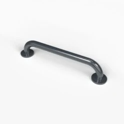 Nyma Care Grab Rail With Concealed Fixings - 455mm - Stainless Steel - Dark Grey - 210145/DG
