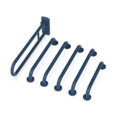 Nyma Care Rail Only Doc M Pack For Toilet With Concealed Fixings - Stainless Steel - Dark Blue - 230005/DB