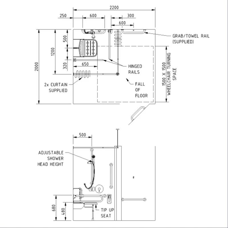 Nyma Care Concealed Valve Doc M Pack For Shower With Concealed Fixings - Polished Stainless Steel - 230403/SP 4 Nyma Care Concealed Valve Doc M Pack For Shower With Concealed Fixings - Polished Stainless Steel - 230403/SP - Image 2