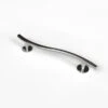Nyma Style Luxury Curved Grab Rail With Concealed Fixings- 620mm - Polished Stainless Steel - 311662/SP -Bliss Bath Shop n y nyma 311662 sp