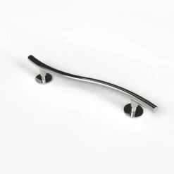 Nyma Style Luxury Curved Grab Rail With Concealed Fixings- 620mm - Polished Stainless Steel - 311662/SP