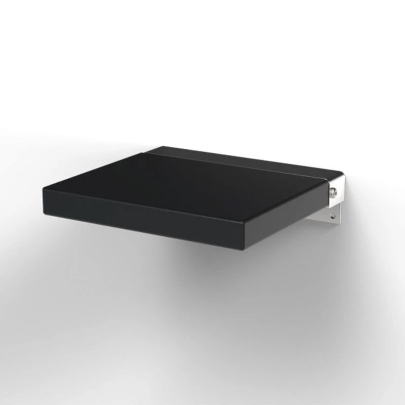 Nyma Style Contemporary Compact Square Shower Padded Seat - Black - 330002/BL 3 Nyma Style Contemporary Compact Square Shower Padded Seat - Black - 330002/BL