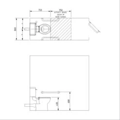 Nyma Pro Close Coupled Ambulant Doc M Pack For Toilet With Concealed Fixings - Steel - Grey - AMBCCC/GY 5 Nyma Pro Close Coupled Ambulant Doc M Pack For Toilet With Concealed Fixings - Steel - Grey - AMBCCC/GY -Bliss Bath Shop n y nyma ambccc gy 1