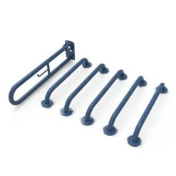 Nyma Pro Rail Only Doc M Pack For Toilet With Exposed Fixings - Steel - Dark Blue - BCCDMT-0/DB