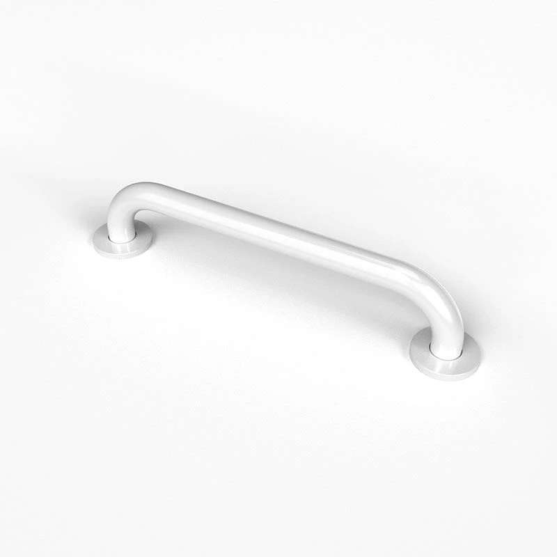 Nyma Pro Round Flange Grab Rail With Concealed Fixings - 455mm - Steel - White - G1835C/WH 3 Nyma Pro Round Flange Grab Rail With Concealed Fixings - 455mm - Steel - White - G1835C/WH