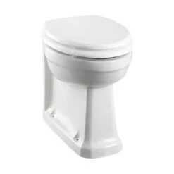 Burlington Back To Wall WC Pan - White - P14