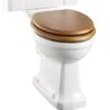 Burlington Close Coupled WC Pan With Horizontal Outlet - P5 -Bliss Bath Shop p5 1